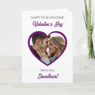 Tarjeta Día de San Valentín con Foto Personalizada Mi Fa
