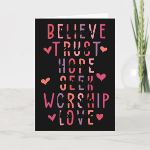 Tarjeta Día de San Valentín Cristiano Jesús Día de San Val