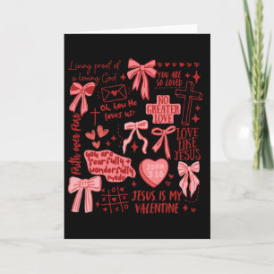 Tarjeta Día de San Valentín Cristiano Jesús es mi Día de S