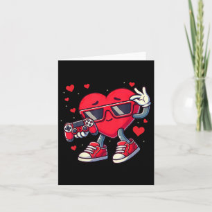 Tarjeta Día de San Valentín Cute Love Heart Game Controlle