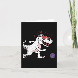 Tarjeta Día de San Valentín de bolos de Dinosaurio Hombres