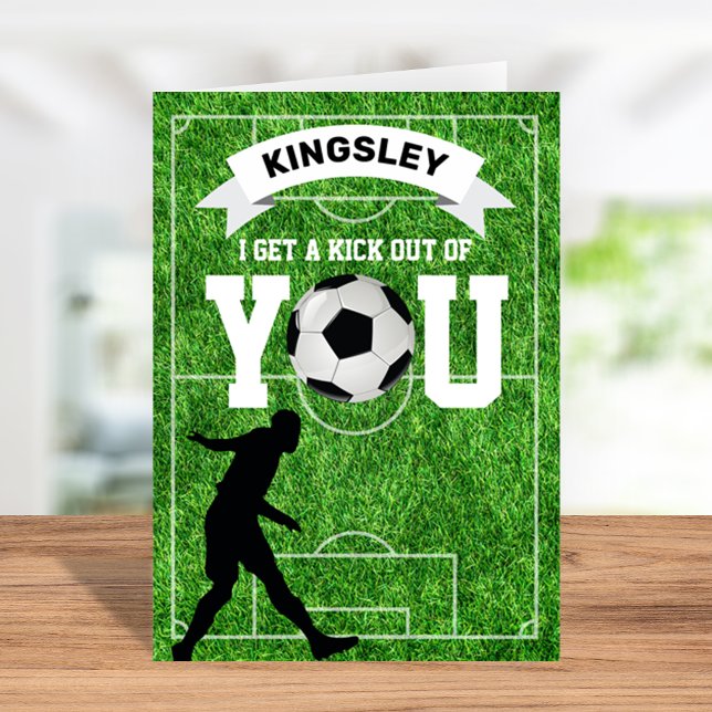 Tarjeta Día de San Valentín De Fútbol Cute (Subido por el creador)