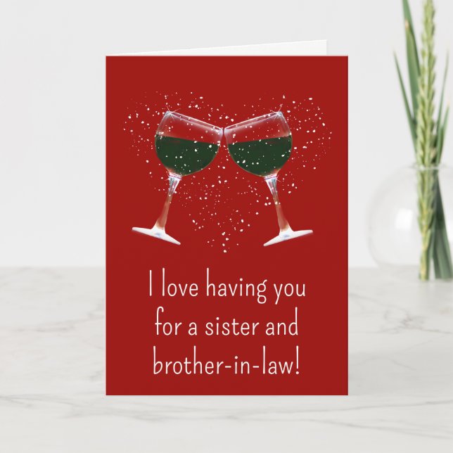 Tarjeta Día de San Valentín de Hermana y Hermano en Derech (Anverso)