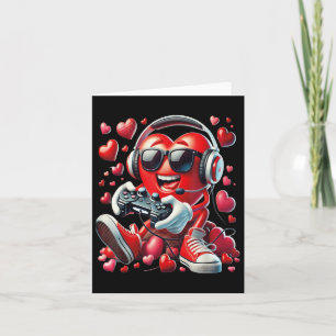 Tarjeta Día de San Valentín de juegos cardíacos divertidos