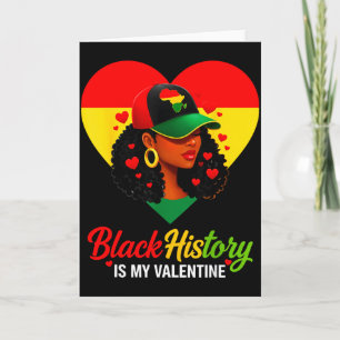 Tarjeta Día de San Valentín de la Historia Negra Mujeres d