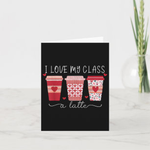 Tarjeta Día de San Valentín de los profesores Me encanta m