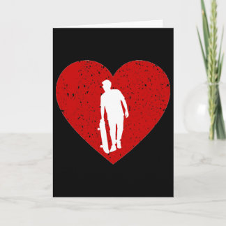 Tarjeta Día de San Valentín de monopatín para amante del m