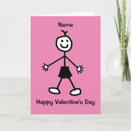 Tarjeta Día de San Valentín de Niño Adorable