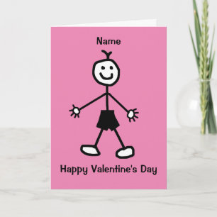 Tarjeta Día de San Valentín de Niño Adorable