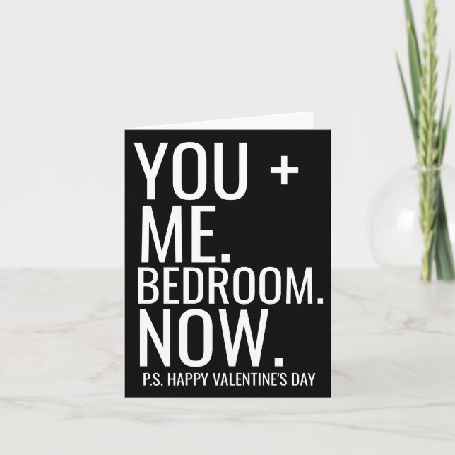 Tarjeta Día de San Valentín de Novio, Gracioso San (Anverso)