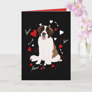 Tarjeta Día de San Valentín de San Bernard