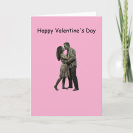 Tarjeta Día de San Valentín de Zombies