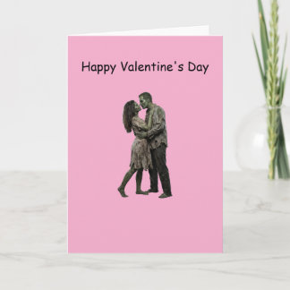 Tarjeta Día de San Valentín de Zombies