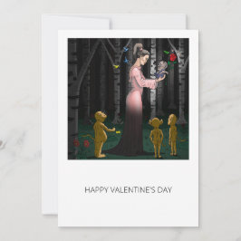 Tarjeta Día de San Valentín del Amor Duende
