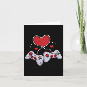 Tarjeta Día de San Valentín del controlador de videojuegos