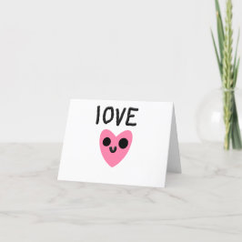 Tarjeta día de San Valentín del corazón
