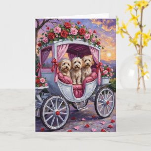 Tarjeta Día de San Valentín del perro Havanés