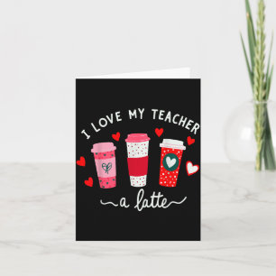 Tarjeta Día de San Valentín del Profesor Me Encanta Mi Pro