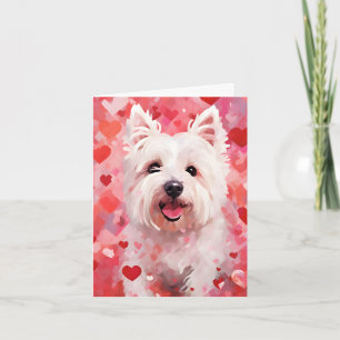 Tarjeta Día de San Valentín del Territorio Blanco de la re