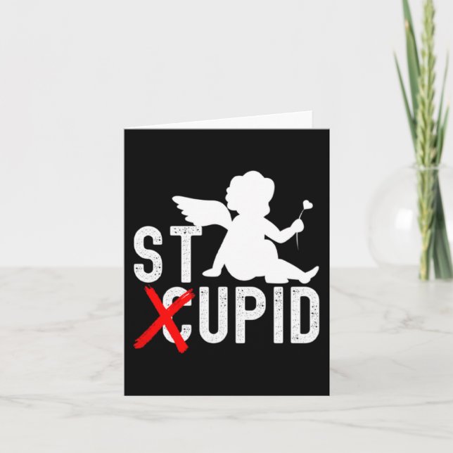 Tarjeta Día de San Valentín Divertido Cud Es Stud Premium  (Anverso)