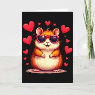 Tarjeta Día de San Valentín Divertido Groundhog Amante del