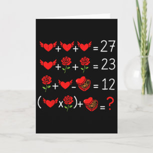 Tarjeta Día de San Valentín divertido para profesores de m