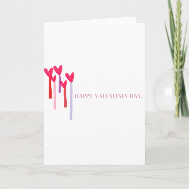 Tarjeta Día de San Valentín Divertido y Sarcástico (Anverso)