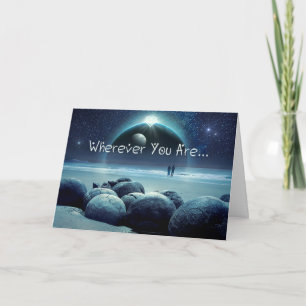 Tarjeta Día de San Valentín donde quiera que estés