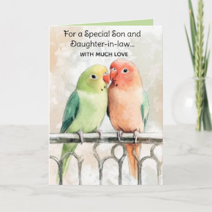 Tarjeta Día de San Valentín Editable Love Birds