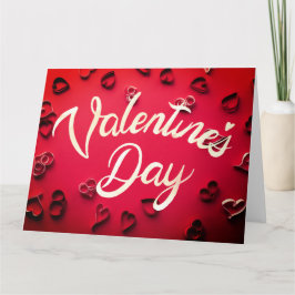 Tarjeta Día de San Valentín elegante