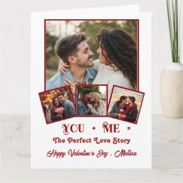 Tarjeta Día de San Valentín fotográfico personalizado