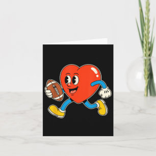 Tarjeta Día de San Valentín Fútbol Corazón Hombres Niños