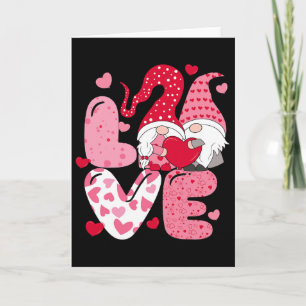 Tarjeta Día de San Valentín Gnome Amor