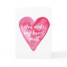 tarjeta día de San Valentín, haces que mi corazón 