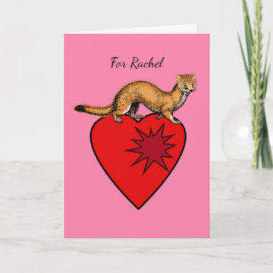 Tarjeta Día de San Valentín, me las arreglo para meterme e