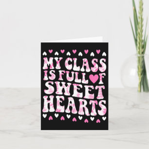 Tarjeta Día de San Valentín Mi Cl Está Lleno De Novias.