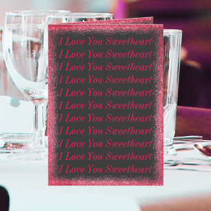 Tarjeta Día de San Valentín moderno estilo de la tipografí