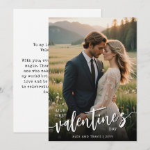 Día de San Valentín moderno y personalizado con fo
