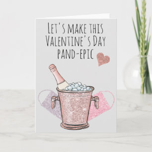 Tarjeta Día de San Valentín pandémico Amor