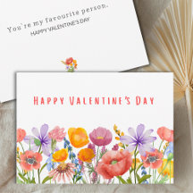 Día de San Valentín para esposa - Flores rosadas y