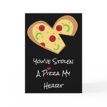 Tarjeta día de San Valentín - Pizza Mi Corazón