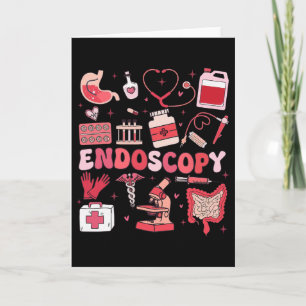 Tarjeta Día de San Valentín Retro Endo Crew Enfermera Endo
