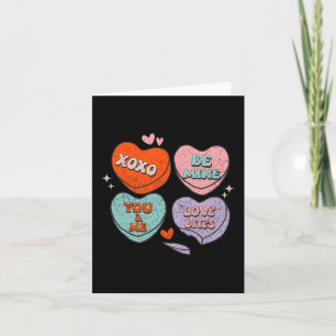 Tarjeta Día de San Valentín Retro Maestra Xoxo Be Mine Val