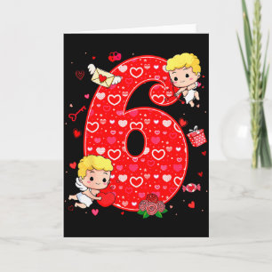 Tarjeta Día de San Valentín Seis Siete Corazones 6 7 Meme 