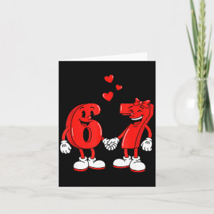 Tarjeta Día de San Valentín Seis Siete Corazones 6 7 Meme 
