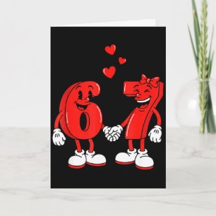 Tarjeta Día de San Valentín Seis Siete Corazones 6 7 Meme