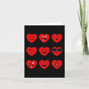 Tarjeta Día de San Valentín Silly se enfrenta a los Chicas