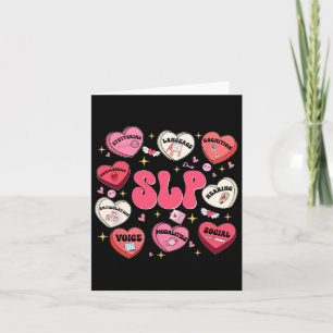 Tarjeta Día de San Valentín Slp Terapia De Discurso Candy