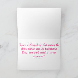 Tarjeta Día de San Valentín-Sweet Romance