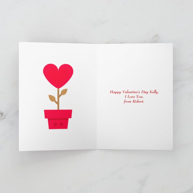 Tarjeta Día de San Valentín traviesa (Interior)